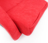 Thumbnail for NRG FRP Bucket Seat ULTRA Edition - Large (Red Alcantara/Gold Glitter Back)