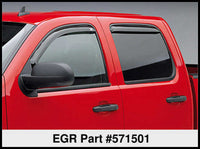 Thumbnail for EGR 07+ Chev Silverado/GMC Sierra Ext Cab In-Channel Window Visors - Set of 4 (571501)