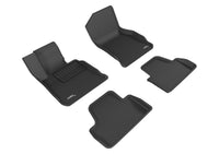 Thumbnail for 3D MAXpider 14-20 BMW 4 Series Convertible (F33) RWD Kagu 1st & 2nd Row Floormat - Black