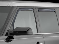 Thumbnail for WeatherTech 09+ Ford Flex Front and Rear Side Window Deflectors - Dark Smoke