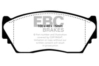 Thumbnail for EBC 91-93 Nissan NX 1.6 Greenstuff Front Brake Pads