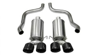 Thumbnail for Corsa 2009-2013 Xtreme Axle-Back Exhaust w/Dual Black 3.5in Tips 09-13 Chevrolet Corvette C6 6.2L V8