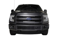 Thumbnail for Putco 15-17 Ford F-150 - Stainless Steel Black Bar Design Bumper Grille Inserts