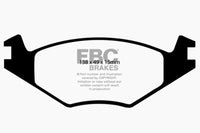 Thumbnail for EBC 86-93 Volkswagen Cabriolet 1.8 Greenstuff Front Brake Pads