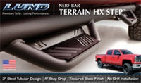 Thumbnail for Lund 15-17 Chevy Colorado Ext. Cab Terrain HX Step Nerf Bars - Black