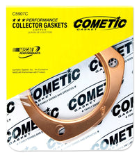 Thumbnail for Cometic 3.0in Copper Header Collector - .043in DIA Port/3.875 Bolt Circle