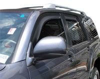 Thumbnail for AVS 03-09 Toyota 4Runner Ventvisor In-Channel Front & Rear Window Deflectors 4pc - Smoke