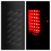 Thumbnail for Xtune Chevy Silverado 07-13 LED Tail Lights Black Smoke ALT-JH-CS07-LED-BKSM