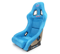 Thumbnail for NRG FRP Bucket Seat ULTRA Edition - Medium (Blue Alcantara/Pearlized Back)