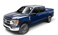 Thumbnail for AVS 2021 Ford F-150 (Excl. Tremor/Raptor) Aeroskin Low Profile Acrylic Hood Shield - Smoke