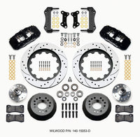 Thumbnail for Wilwood AERO6 Front Hub Kit 15.00 Drilled 67-69 Camaro 64-72 Nova Chevelle