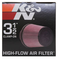 Thumbnail for K&N Universal Rubber Filter 3 1/2inch ID FLG / 6inch Base / 4-5/8inch Top / 6inch Height