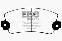 Thumbnail for EBC 75-81 Lancia Beta 1.8L Greenstuff Rear Brake Pads