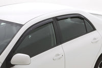 Thumbnail for AVS 09-13 Toyota Corolla Ventvisor In-Channel Front & Rear Window Deflectors 4pc - Smoke