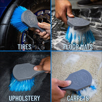 Thumbnail for Chemical Guys Stiffy Brush For Tires - Blue