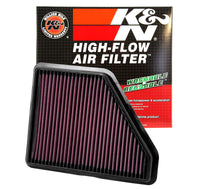 Thumbnail for K&N Replacement Air Filter CHEVROLET EQUINOX 2.4L L4 & 3.0L V6; 2010