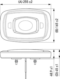 Thumbnail for Hella L/Bar Mini 10In Led (Mv Fxd Amber)