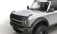 Thumbnail for AVS 21-23 Ford Bronco(Excl Raptor) Aeroskin Low Profile Acrylic Hood Shield - Smoke