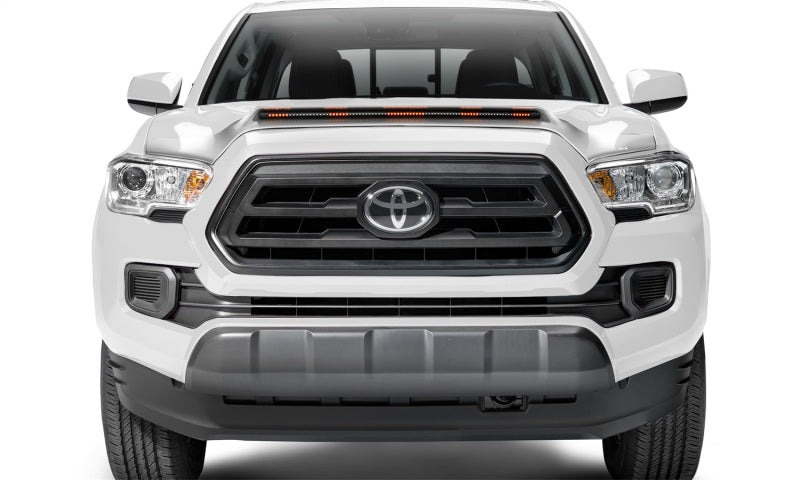 AVS 20-23 Toyota Tacoma Aeroskin LightShield Pro Color-Match Hood Protector - Super Wht.